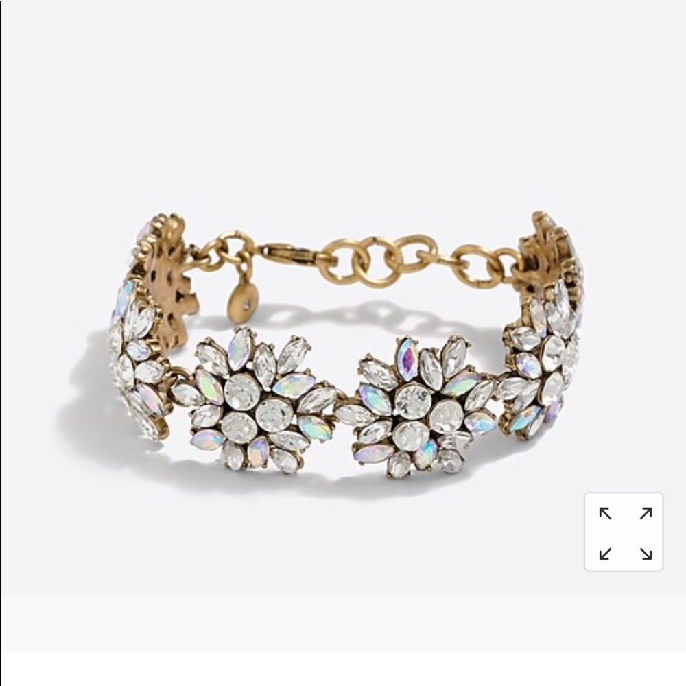 J. Crew Crystal Firework Bracelet